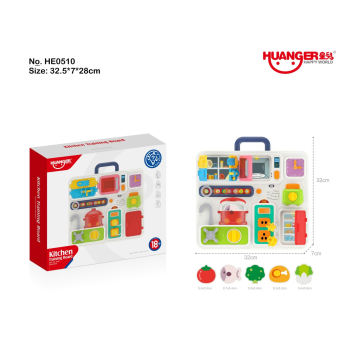 Multifunkcyjna Tablica Edukacyjna dla dzieci 18m+ Interaktywne efekty + Ruchome elementy + Akcesoria